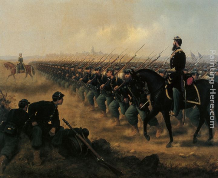 View of the Grand Army of the Republic painting - James Alexander Walker View of the Grand Army of the Republic art painting